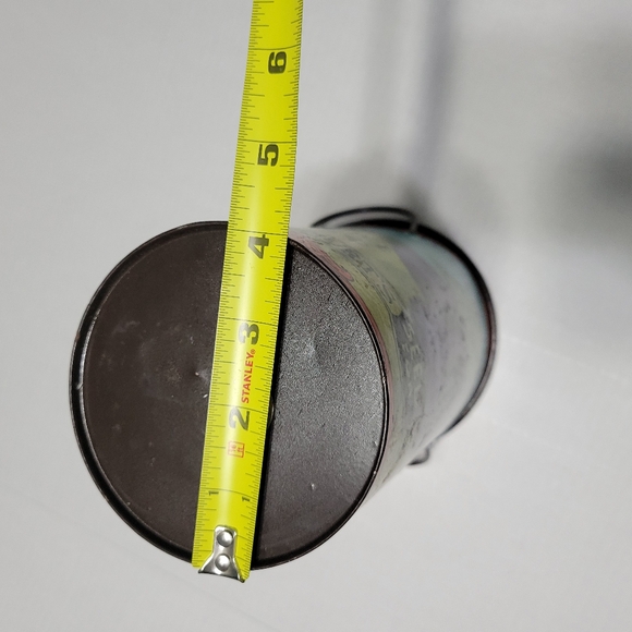 Vegetable Seed Packet Eggplant Bucket Metal Vase Bucket Decor - Picture 11 of 12